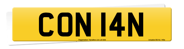 Registration number CON 14N